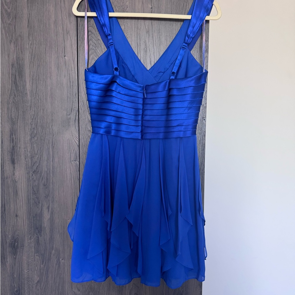 BcbgMaxaAzria blue cocktail/prom dress 4 - Picture 2 of 3